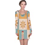 Nautical Elements Collection Long Sleeve Nightdress