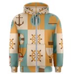 Nautical Elements Collection Men s Zipper Hoodie