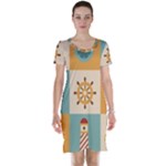 Nautical Elements Collection Short Sleeve Nightdress