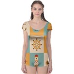 Nautical Elements Collection Boyleg Leotard 