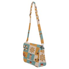 Shoulder Bag with Back Zipper 