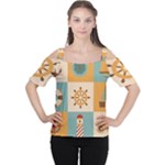 Nautical Elements Collection Cutout Shoulder T-Shirt