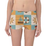 Nautical Elements Collection Boyleg Bikini Bottoms
