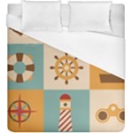 Nautical Elements Collection Duvet Cover (King Size)