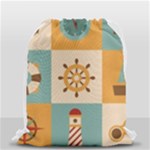 Nautical Elements Collection Drawstring Bag (Small)