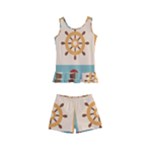 Nautical Elements Collection Kids  Boyleg Swimsuit