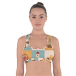 Nautical Elements Collection Cross Back Sports Bra