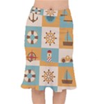 Nautical Elements Collection Short Mermaid Skirt
