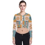 Nautical Elements Collection Long Sleeve Zip Up Bomber Jacket