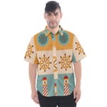 Nautical Elements Collection Men s Short Sleeve Shirt
