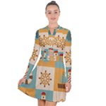 Nautical Elements Collection Long Sleeve Panel Dress
