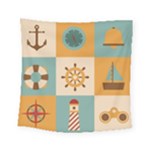 Nautical Elements Collection Square Tapestry (Small)