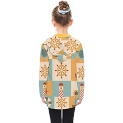 Kids  Double Breasted Button Coat 