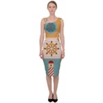 Nautical Elements Collection Sleeveless Pencil Dress