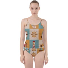 Cut Out Top Tankini Set 