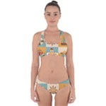 Nautical Elements Collection Cross Back Hipster Bikini Set