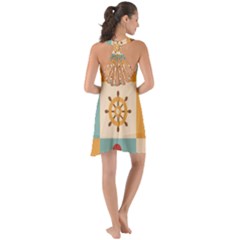Show Some Back Chiffon Dress 