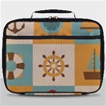 Nautical Elements Collection Full Print Lunch Bag