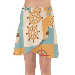 Wrap Front Skirt 