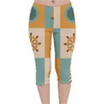 Nautical Elements Collection Velvet Capri Leggings 