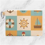 Nautical Elements Collection Canvas Cosmetic Bag (XL)