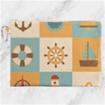 Nautical Elements Collection Canvas Cosmetic Bag (XXL)