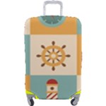 Nautical Elements Collection Luggage Cover (Large)