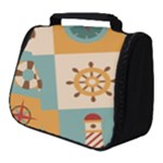 Nautical Elements Collection Full Print Travel Pouch (Small)