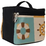 Nautical Elements Collection Make Up Travel Bag (Big)