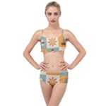 Nautical Elements Collection Layered Top Bikini Set