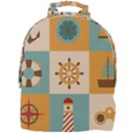 Nautical Elements Collection Mini Full Print Backpack
