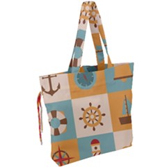 Drawstring Tote Bag 
