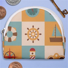 Horseshoe Style Canvas Pouch 