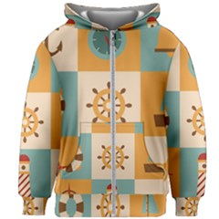 Kids  Zipper Hoodie Without Drawstring 