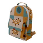 Nautical Elements Collection Flap Pocket Backpack (Large)
