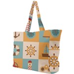 Nautical Elements Collection Simple Shoulder Bag