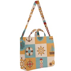 Square Shoulder Tote Bag 