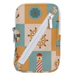 Nautical Elements Collection Belt Pouch Bag (Large)