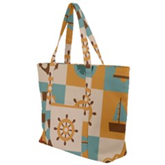 Zip Up Canvas Bag 