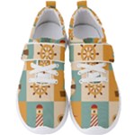 Nautical Elements Collection Men s Velcro Strap Shoes