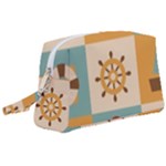 Nautical Elements Collection Wristlet Pouch Bag (Large)