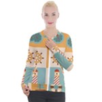 Nautical Elements Collection Casual Zip Up Jacket