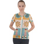 Nautical Elements Collection Short Sleeve Zip Up Jacket