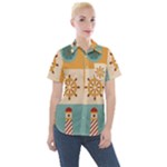 Nautical Elements Collection Women s Short Sleeve Pocket Shirt