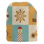 Nautical Elements Collection Drawstring Pouch (3XL)