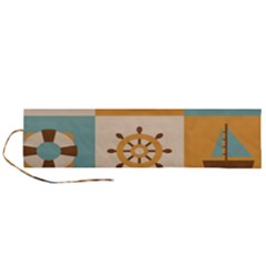 Nautical Elements Collection Roll Up Canvas Pencil Holder (L) from ArtsNow.com