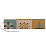 Nautical Elements Collection Roll Up Canvas Pencil Holder (L)