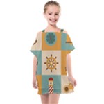 Nautical Elements Collection Kids  One Piece Chiffon Dress