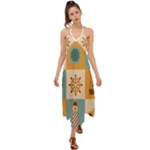Nautical Elements Collection Halter Tie Back Dress 