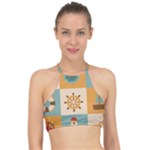 Nautical Elements Collection Halter Bikini Top